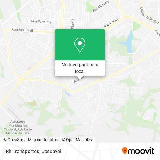 Rh Transportes mapa
