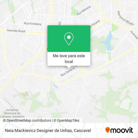 Neia Mackievicz Designer de Unhas mapa