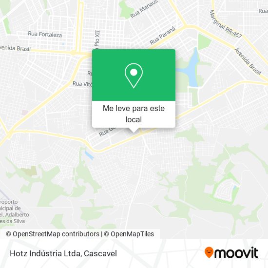 Hotz Indústria Ltda mapa