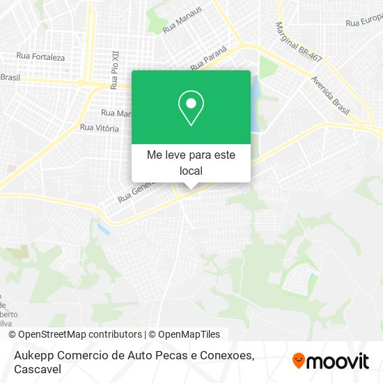 Aukepp Comercio de Auto Pecas e Conexoes mapa