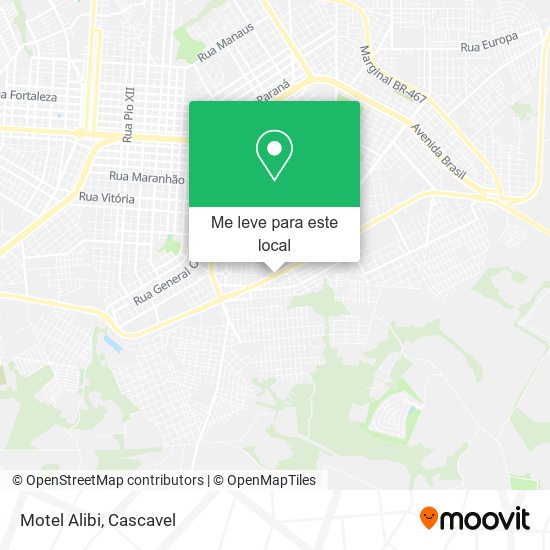 Motel Alibi mapa