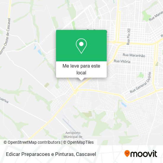 Edicar Preparacoes e Pinturas mapa