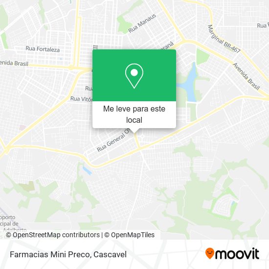 Farmacias Mini Preco mapa