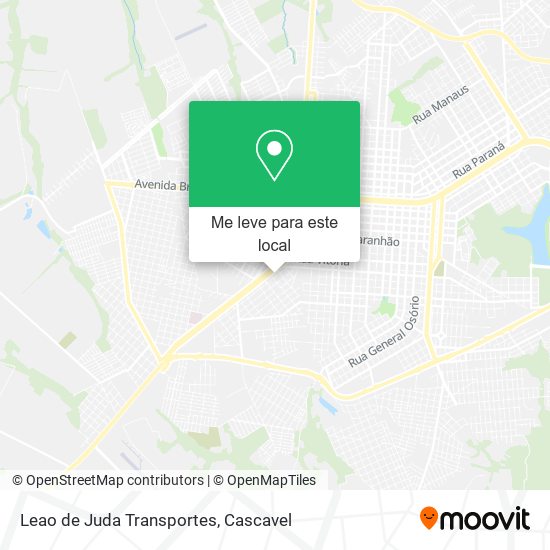 Leao de Juda Transportes mapa