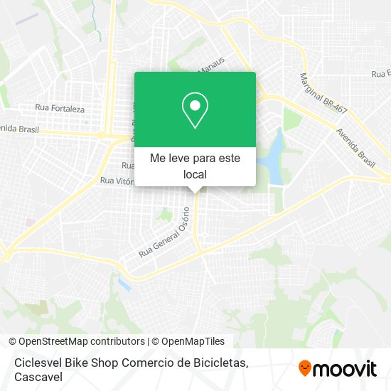 Ciclesvel Bike Shop Comercio de Bicicletas mapa
