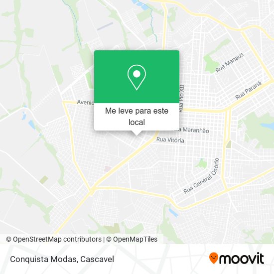 Conquista Modas mapa