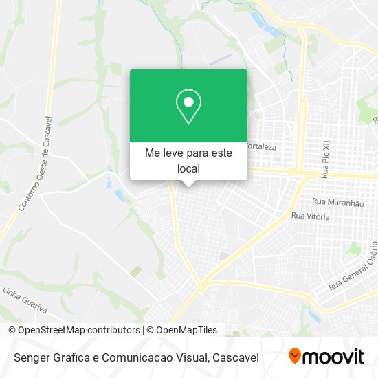 Senger Grafica e Comunicacao Visual mapa