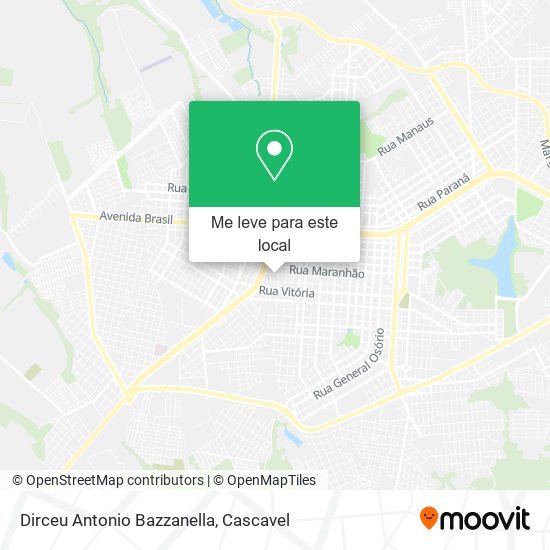 Dirceu Antonio Bazzanella mapa