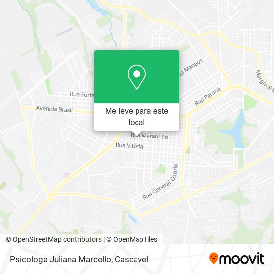 Psicologa Juliana Marcello mapa