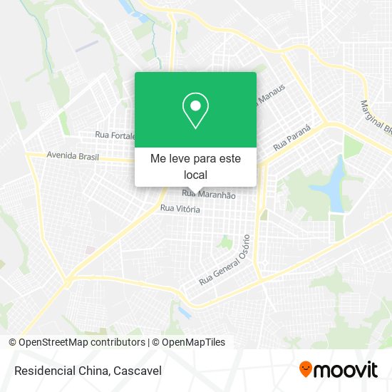 Residencial China mapa