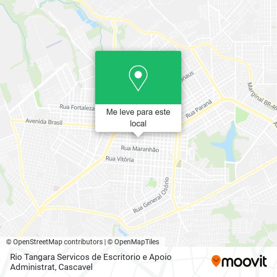 Rio Tangara Servicos de Escritorio e Apoio Administrat mapa