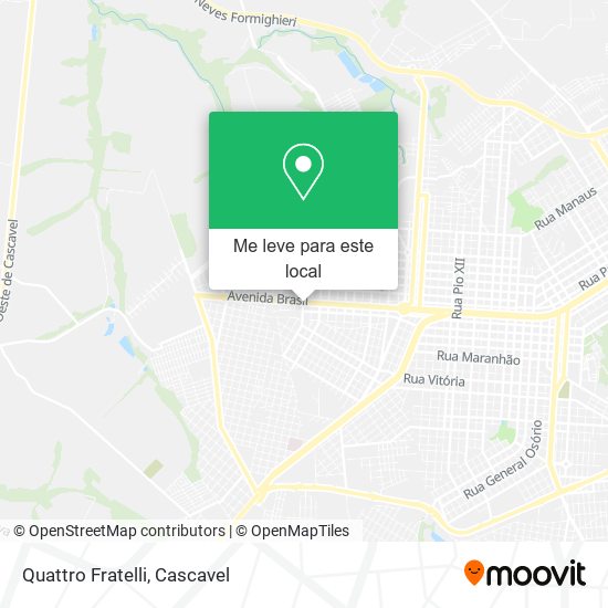 Quattro Fratelli mapa
