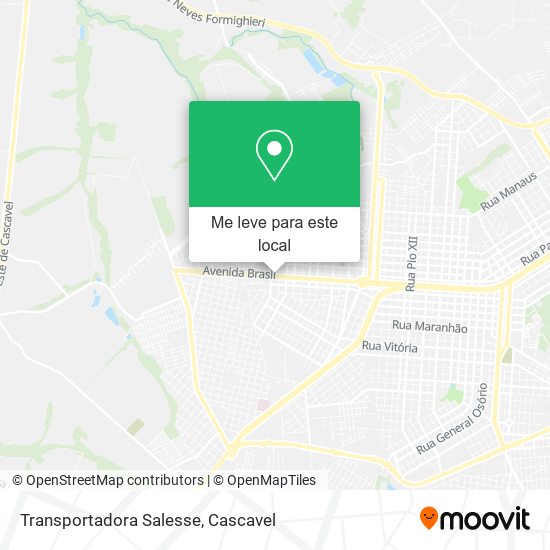 Transportadora Salesse mapa