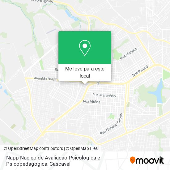 Napp Nucleo de Avaliacao Psicologica e Psicopedagogica mapa