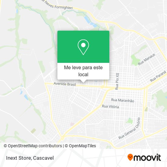 Inext Store mapa