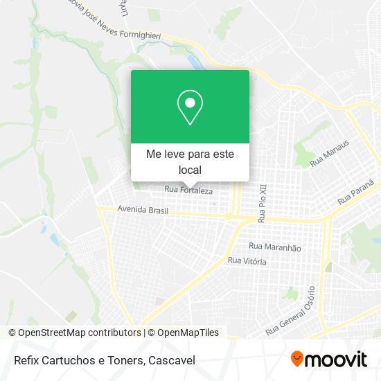 Refix Cartuchos e Toners mapa
