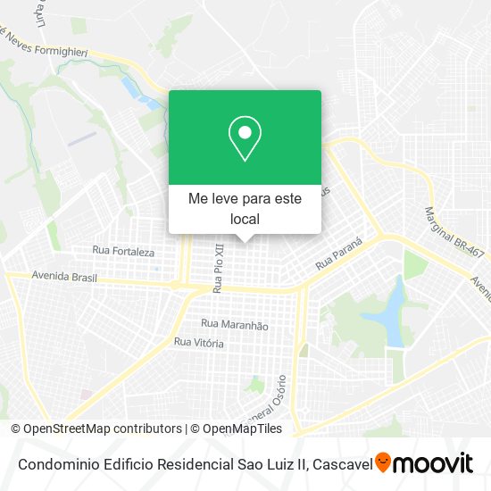 Condominio Edificio Residencial Sao Luiz II mapa