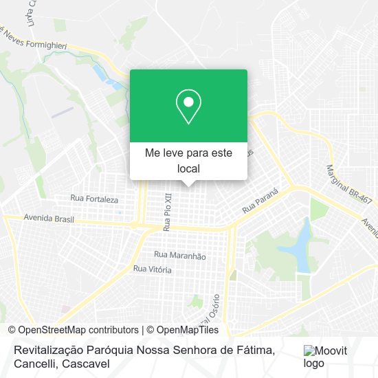 Revitalização Paróquia Nossa Senhora de Fátima, Cancelli mapa