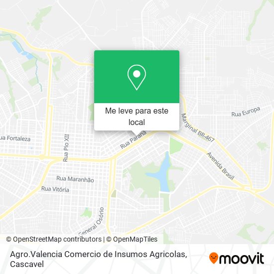 Agro.Valencia Comercio de Insumos Agricolas mapa