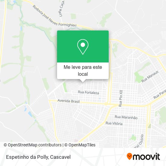 Espetinho da Polly mapa