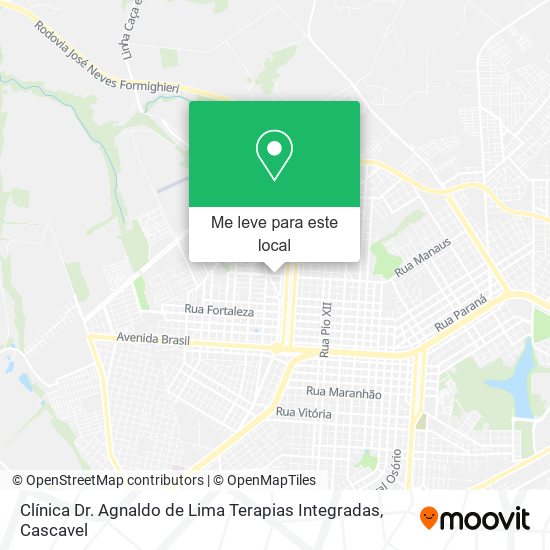 Clínica Dr. Agnaldo de Lima Terapias Integradas mapa