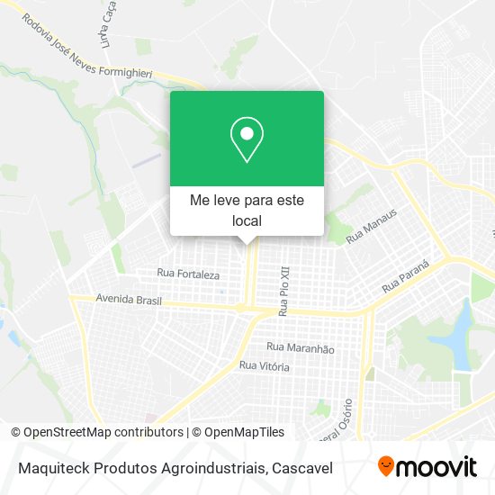 Maquiteck Produtos Agroindustriais mapa