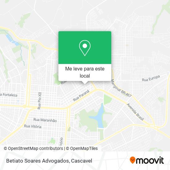 Betiato Soares Advogados mapa