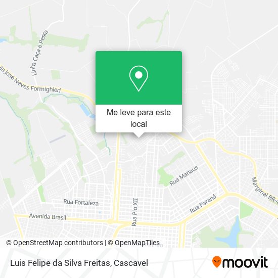 Luis Felipe da Silva Freitas mapa