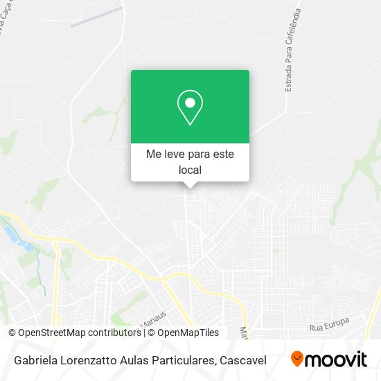 Gabriela Lorenzatto Aulas Particulares mapa