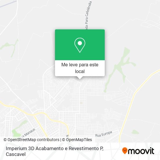 Imperium 3D Acabamento e Revestimento P mapa