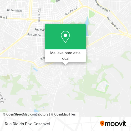 Rua Rio da Paz mapa