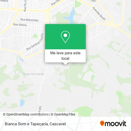 Bianca Som e Tapeçaria mapa