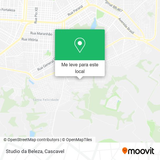 Studio da Beleza mapa