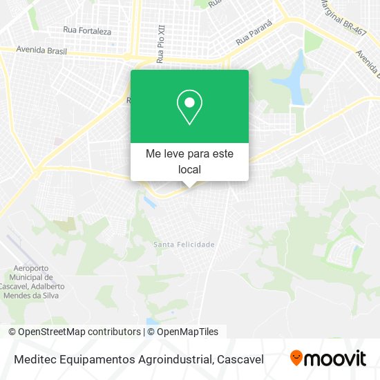 Meditec Equipamentos Agroindustrial mapa