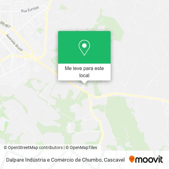 Dalpare Indústria e Comércio de Chumbo mapa