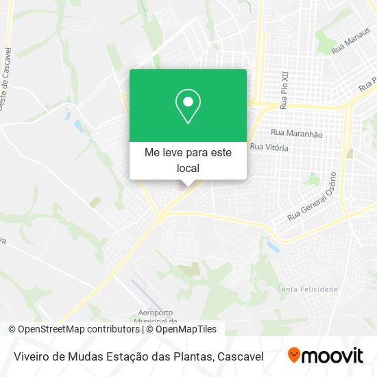 Viveiro de Mudas Estação das Plantas mapa