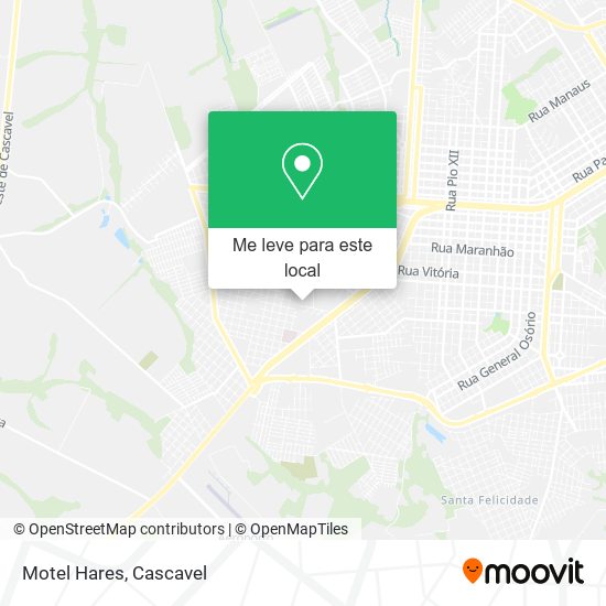 Motel Hares mapa
