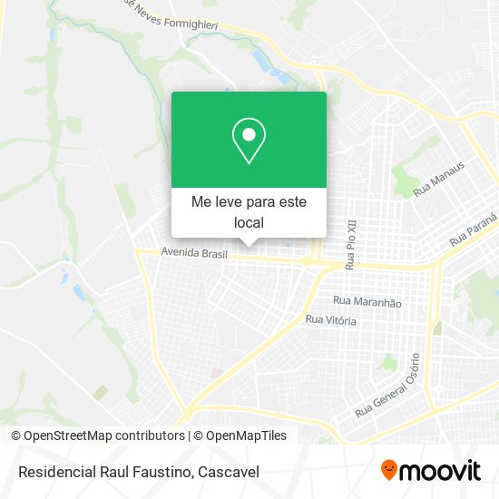 Residencial Raul Faustino mapa
