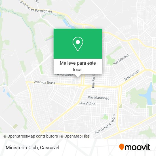 Ministério Club mapa