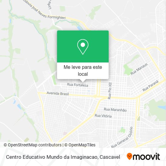 Centro Educativo Mundo da Imaginacao mapa