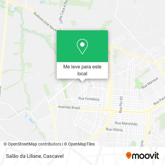 Salão da Liliane mapa