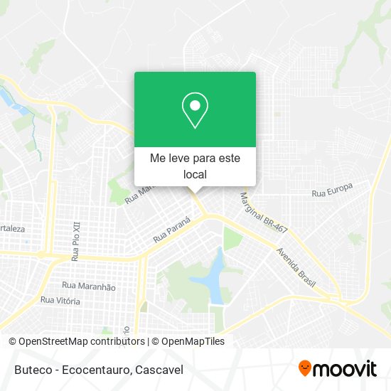 Buteco - Ecocentauro mapa