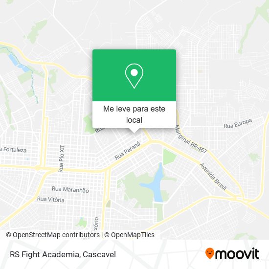 RS Fight Academia mapa