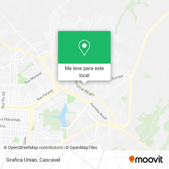 Grafica Uniao mapa