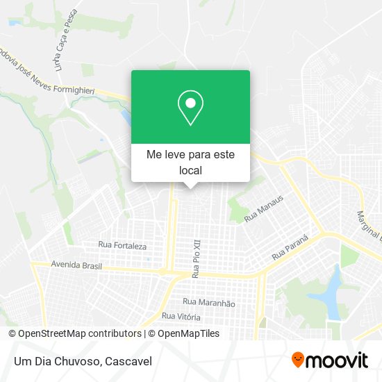Um Dia Chuvoso mapa