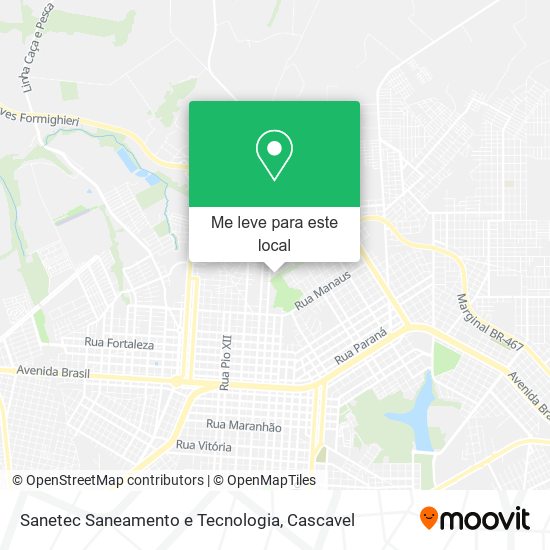 Sanetec Saneamento e Tecnologia mapa