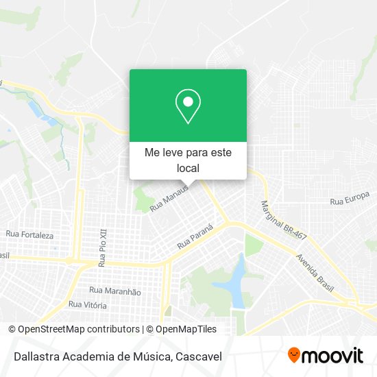 Dallastra Academia de Música mapa