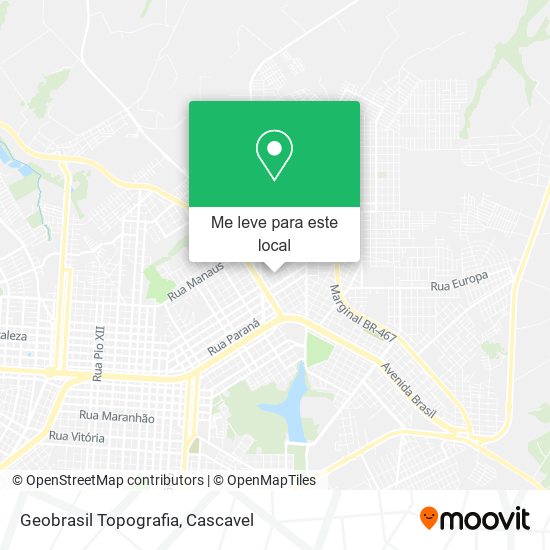 Geobrasil Topografia mapa