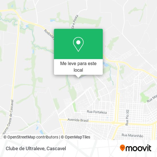 Clube de Ultraleve mapa