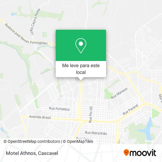 Motel Athnos mapa